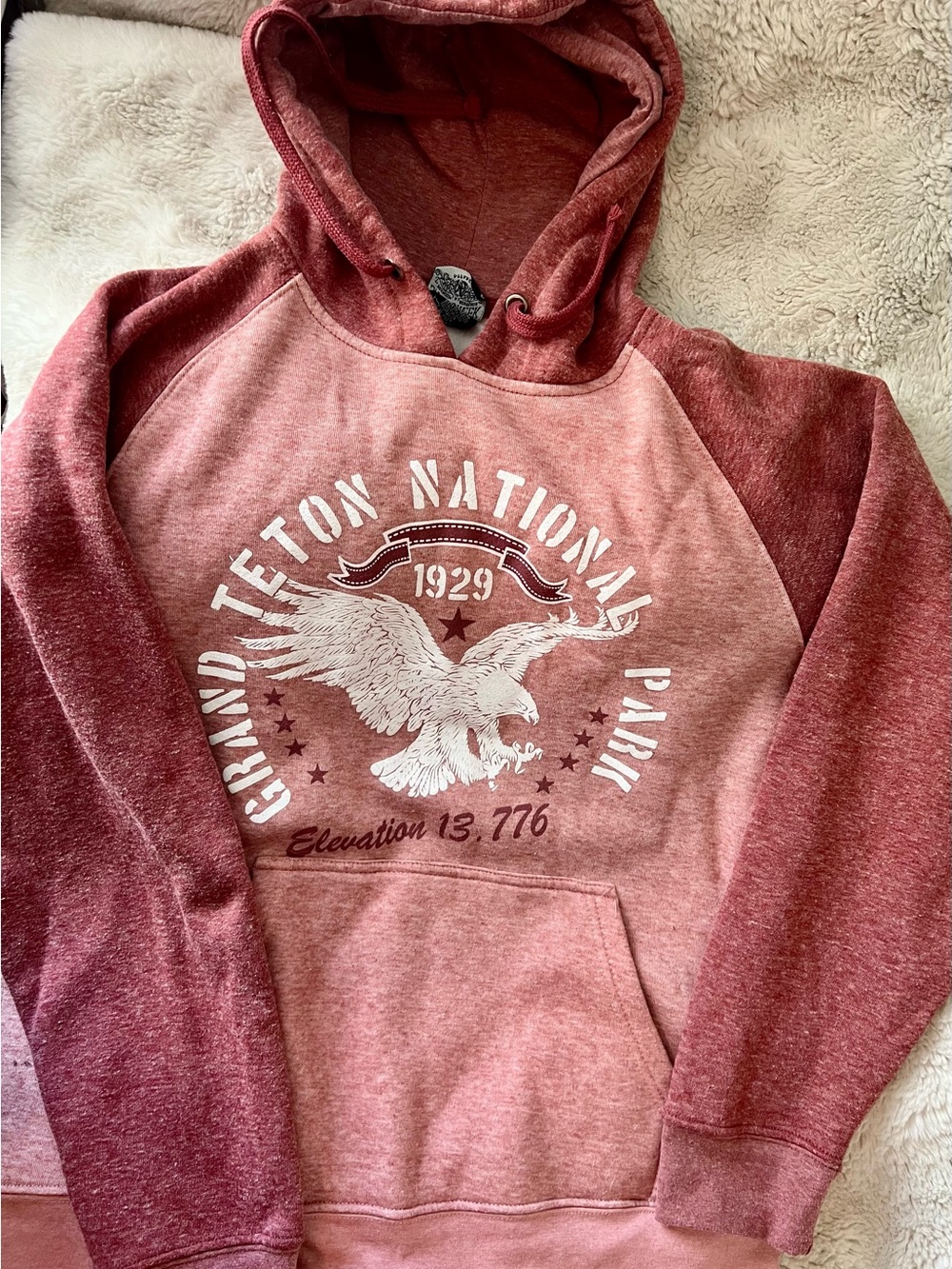Women’s Grand Teton National Park Pullover Hoodie - Dusty Rose